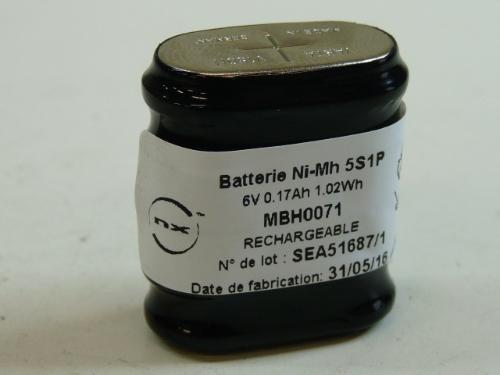 Batterie Nimh 5x V150H 5S1P ST4 6V 150mAh S photo du produit 1 L