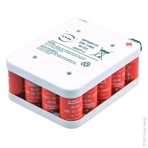 Batterie Nicd 20x CsSAFT 20S1P ST2 24V 1800mAh T2 photo du produit 2 L