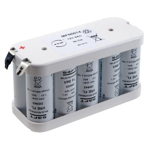 Batterie Nicd 10x F VRE 10S1P ST2 12V 8Ah T2 photo du produit 3 L