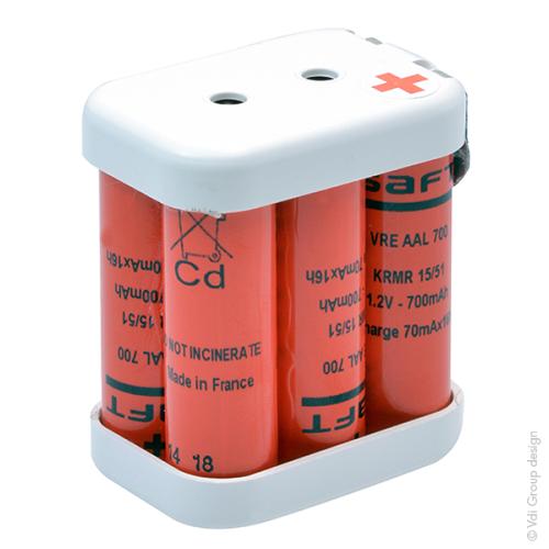 Batterie Nicd 6 VRE AA 700 7.2V 700mAh photo du produit 3 L