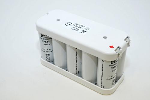 Batterie médicale Nicd 10x F VRE 10S1P ST2 12V 8Ah Fast photo du produit 2 L