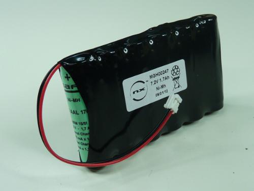 Batterie Nimh 6x AA 6S1P ST1 7.2V 1.6Ah FC photo du produit 1 L
