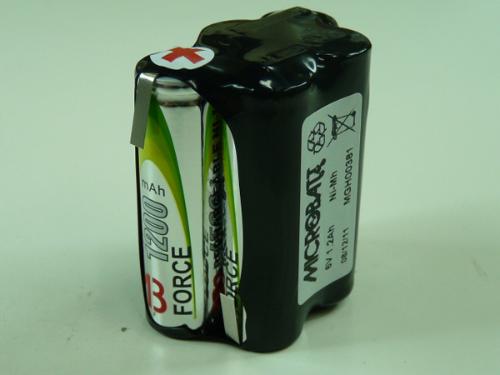 Batterie Nimh 5x AA MB 5S1P ST7 6V 1200mAh T2 photo du produit 1 L