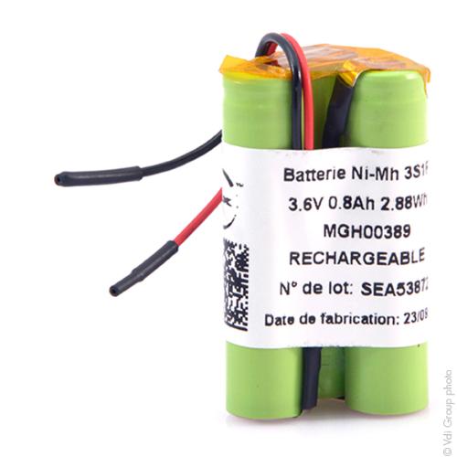 Batterie Nimh 3x AAA NX 3S1P ST3 3.6V 800mAh F90 photo du produit 1 L