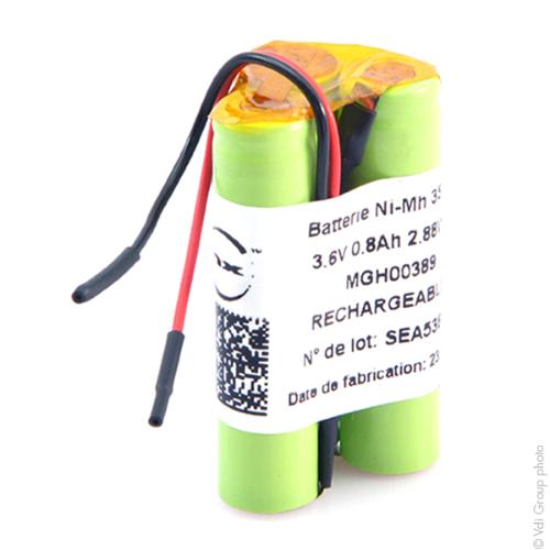 Batterie Nimh 3x AAA NX 3S1P ST3 3.6V 800mAh F90 photo du produit 2 L