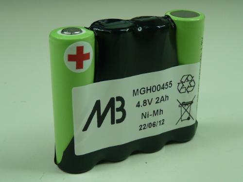 Batterie Nimh 4x AA NX 4S1P ST1 4.8V 2000mAh S photo du produit 1 L
