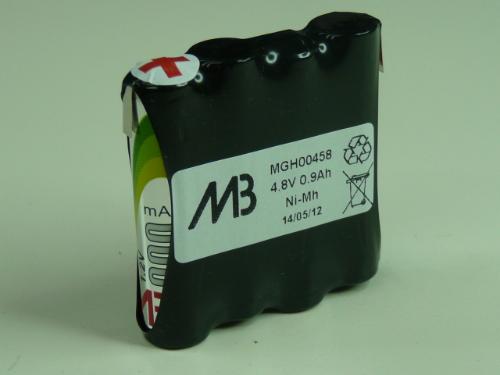 Batterie Nimh 4x AAA MB 4S1P ST1 4.8V 900mAh T2 photo du produit 1 L