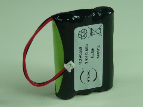 Batterie Nimh 3x AAA 3S1P ST1 3.6V 800mAh FC photo du produit 1 L