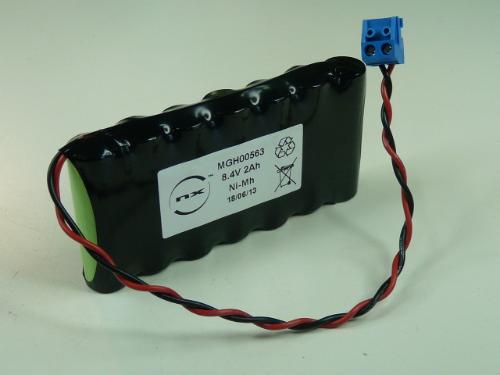 Batterie Nimh 7x AA 7S1P ST1 8.4V 2Ah TE Connectivity photo du produit 1 L