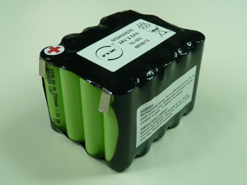 Batterie Nimh 20x AA 20S1P ST2 24V 2.5Ah T2 photo du produit 1 L
