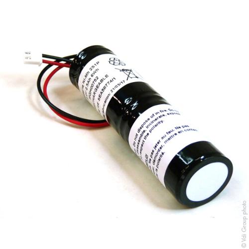 Batterie eclairage secours 2x SC HT 2S1P ST4 2.4V 2.5Ah JST photo du produit 1 L
