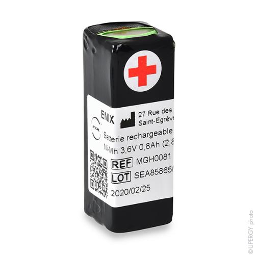 Batterie médicale rechargeable Novacor MAPA 3.6V 0.8Ah S photo du produit 1 L