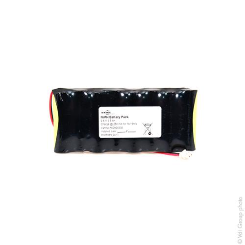 Batterie Nimh 8x AA NX 8S1P STI 9.6V 2.5Ah 5264 photo du produit 1 L