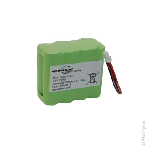 Batterie systeme alarme pour VISONIC 9.6V 2Ah photo du produit 1 L