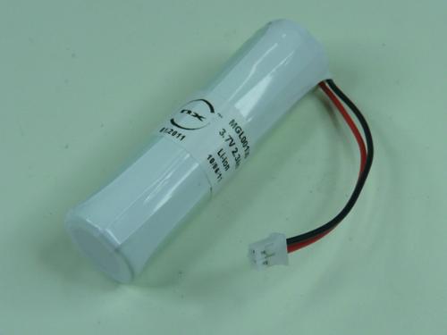Batterie Li-Ion 1x 18650+PCM 3.6V 3.5Ah JST photo du produit 1 L