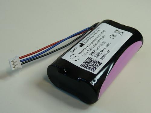 Batterie médicale rechargeable Frésénius VOLUMAT AGILIA 7.2V 3.5Ah JST photo du produit 1 L