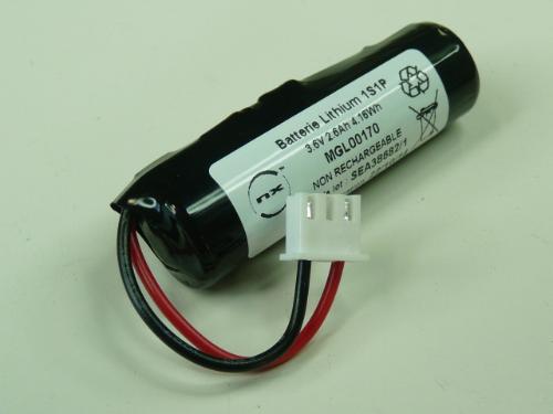 Batterie automate LS14500 AA 3.6V 2600mAh JST photo du produit 1 L