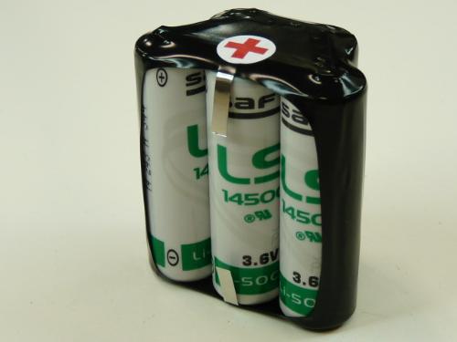 Batterie lithium 5x AA 1S5P ST7 3.6V 13000mAh T2 photo du produit 1 L