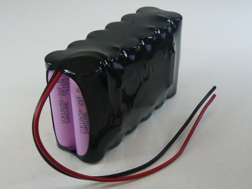 Batterie Li-Ion 12x 18650 6S2P ST2 21.6V 7Ah F200 photo du produit 1 L