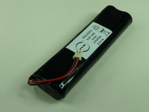 Batterie Lithium Fer Phosphate 4x 18650 2S2P ST5; MOLEX 5264; 6.4V 3Ah photo du produit 1 L