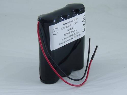 Batterie Li-Ion 3x 18650 1S3P ST1 3.6V 10.05Ah - 22AWG photo du produit 1 L
