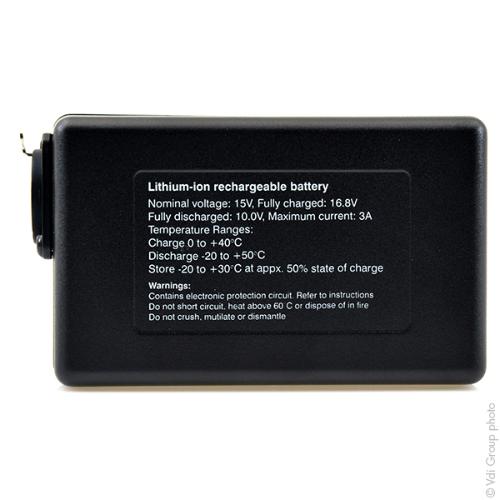 Batterie Li-Ion 4 x 4S1P GP 2.2 LBP2000 15V 2.2Ah XLR photo du produit 3 L