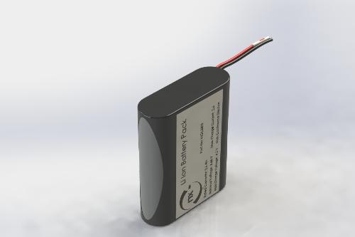 Batterie Li-Ion 1S1P MP144350 xlr 9.49Wh 3.65V 2.6Ah wires photo du produit 4 L