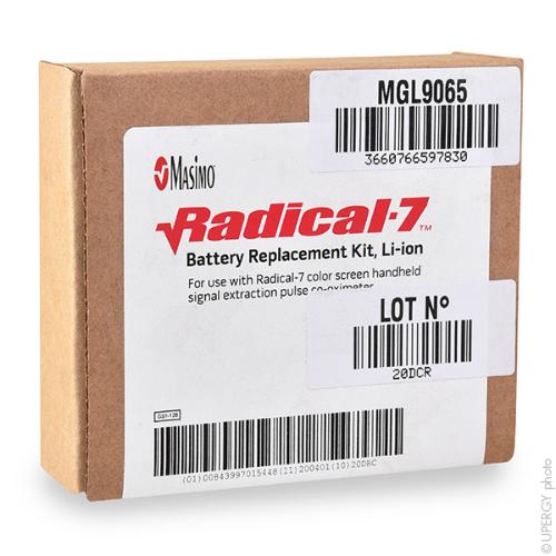 Batterie médicale rechargeable RADICAL 7 MASIMO 3.7V 4.35Ah photo du produit 3 L