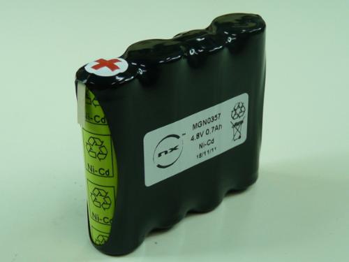 Batterie Nicd 4x AA 4S1P ST1 4.8V 700mAh T2 photo du produit 1 L