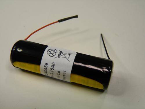 Batterie Nicd 3x 1/3AA 3S1P ST4 3.6V 150mAh F photo du produit 1 L