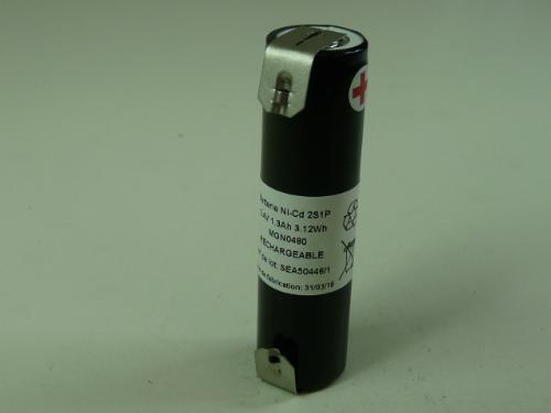 Batterie Nicd 2x SC NX 2S1P ST4 2.4V 1.6Ah Cosse photo du produit 1 L
