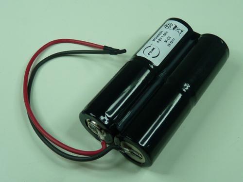 Batterie Nicd 4x SC VNT 4S1P ST5 4.8V 1600mAh Fils photo du produit 1 L