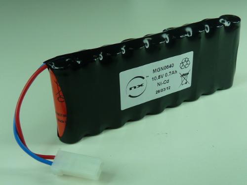 Batterie Nicd 9x AA 9S1P ST1 10.8V 700mAh AMP photo du produit 1 L