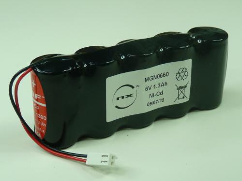 Batterie médicale rechargeable SATUROMETRE NONIN 8600FO 6V 1.8Ah Molex photo du produit 1 L