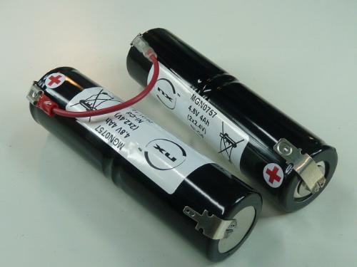 Batterie Nicd 4x D VNT 4S1P (2 packs) 4.8V 4.2Ah FAST photo du produit 1 L