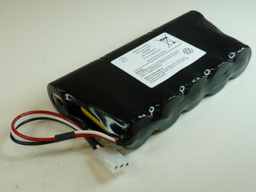 Batterie Nicd 8x D Nx 8S1P ST1/4 9.6V 4.5Ah Molex photo du produit 1 L