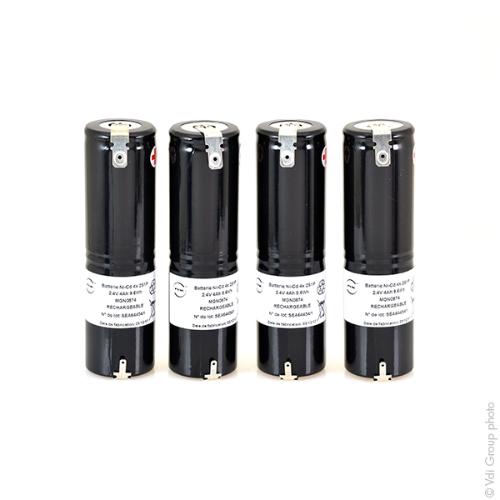 Batterie eclairage secours 2x D HT 2S1P ST4 T2 2.4V 4Ah FAST photo du produit 1 L