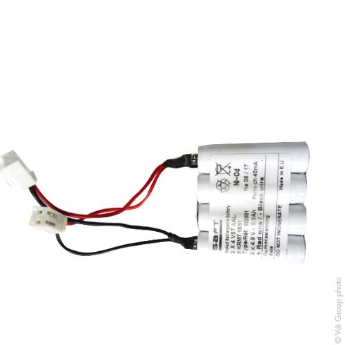 Batterie eclairage secours 2 x 4.8V VST AAL 4.8V 0.9Ah photo du produit 1 L