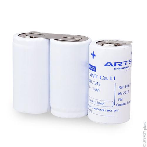 Batterie eclairage secours 3 VNT CS ST1 3.6V 1.6Ah photo du produit 1 L