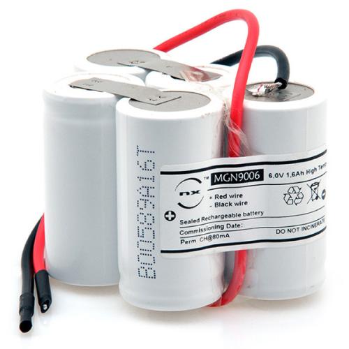 Batterie eclairage secours 5xSC ST7 fils 6V 1.6Ah photo du produit 2 L