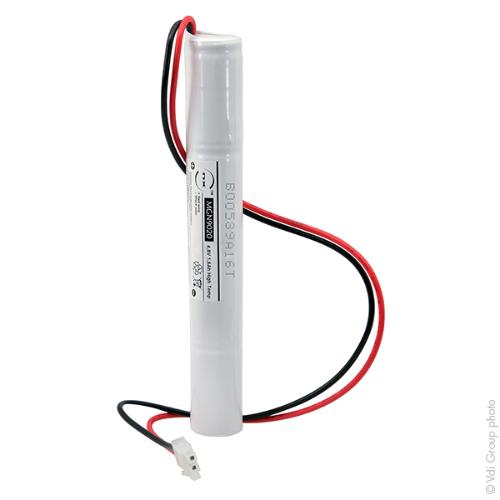 Batterie eclairage secours 4xSC ST4 Molex 4.8V 1.6Ah photo du produit 1 L
