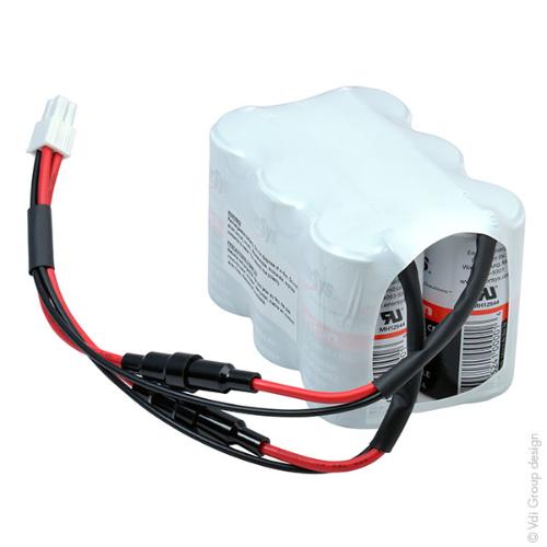 Batterie médicale rechargeable Sunrise Devilbiss 12V 2.5Ah Molex photo du produit 3 L