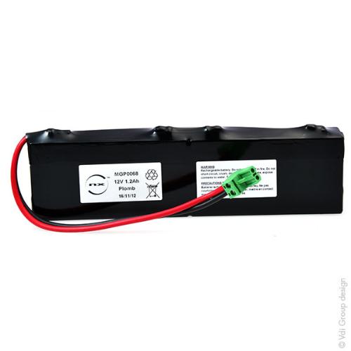 Batterie portes automatiques NX General Purpose (2x6V) 12V 1.2Ah PHOEN photo du produit 2 L