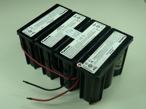 Batterie cyclon série paralèl.ST1/SG 12V 16Ah F100 photo du produit 1 L