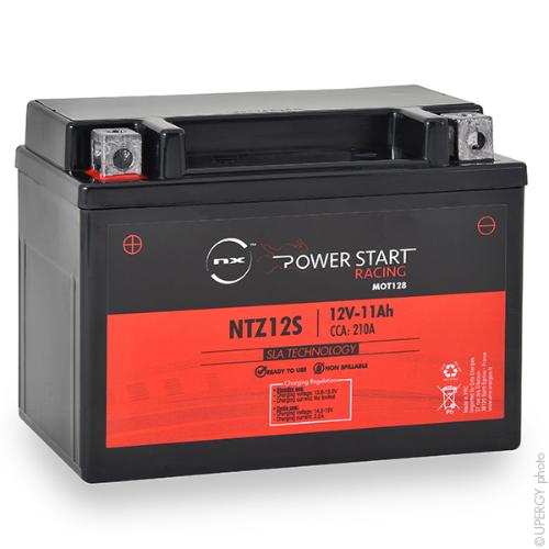 Batterie moto YTZ12S / NTZ12S 12V 11Ah photo du produit 1 L