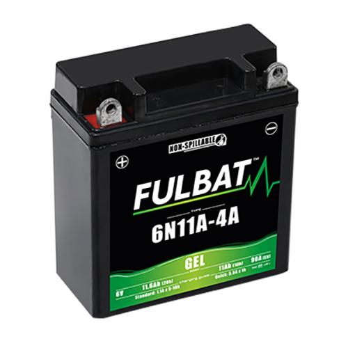 Batterie moto Gel 6N11A-4 6V 11Ah photo du produit 1 L
