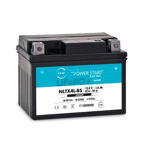 Batterie moto Lithium YTX4L-BS / NLTX4L-BS 12V 1.6Ah photo du produit 1 L