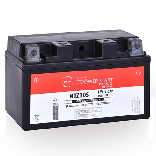 Batterie moto Gel NTZ10S / YTZ10S 12V 8.6Ah photo du produit 1 L