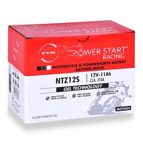 Batterie moto Gel NTZ12S / YTZ12S 12V 11Ah photo du produit 4 L