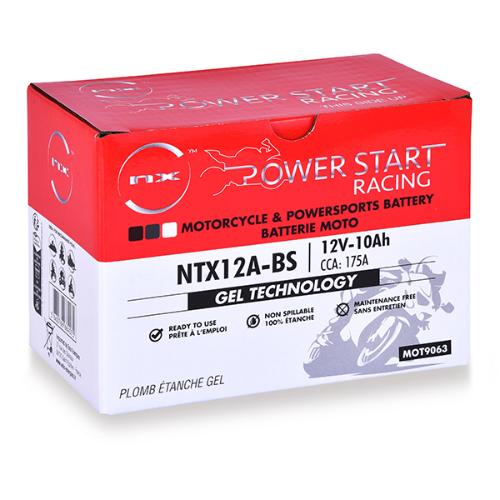Batterie moto Gel NTX12A-BS / YTX12A-BS 12V 10Ah photo du produit 4 L